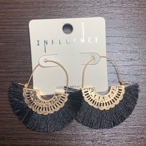 Night Crescent Moon Earring